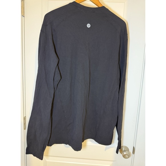 Mens Lululemon Long Sleeve Shirt Size XL Black - Picture 6 of 11